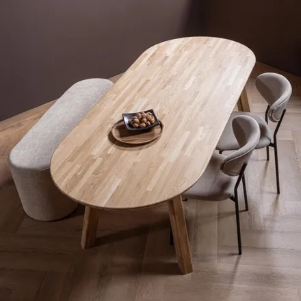 WOOOD söögilaud Tablo 90x220 lakitud tamm