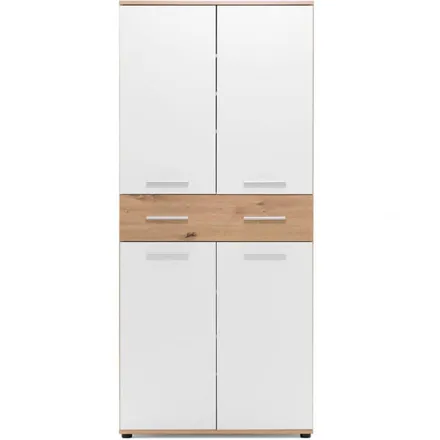 Esikukapp Jacky artisan tamm/valge