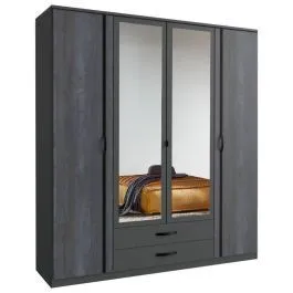 Riidekapp Duo2 grafiit/digiteras