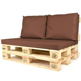 Euroaluse seljatoepadjad Original 50x60 pruun 2tk