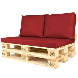 Euroaluse seljatoepadjad Original 50x60 punane 2tk