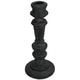 Antiik küünlahoidja must h20cm