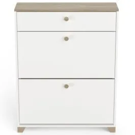 Jalanõudekapp Izzy kronberg/valge