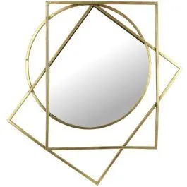 Peegel Geometrical 63x73 kuldne