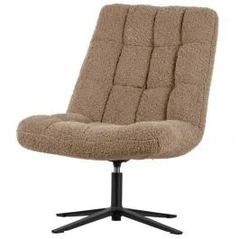 WOOOD pöörlev tugitool Job taupe