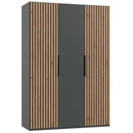 Riidekapp Andorra grafiit/artisan tamm