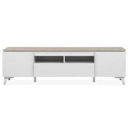 Tv-alus Bertrix 177x40 liivakivi/valge
