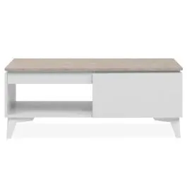 Diivanilaud Bertrix 100x55 liivakivi/valge