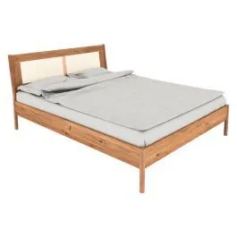 Voodi Rhett-Pl 160x200 õlitatud tamm/rotang