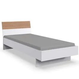 Voodi Rügen 90x200 valge/artisan