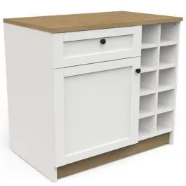 Alumine köögikapp Cottage 1u1s hamilton tamm/valge