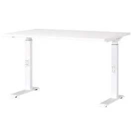 Reguleeritava kõrgusega kirjutuslaud Mailand-D 120x80 valge
