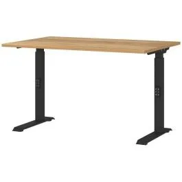 Reguleeritava kõrgusega kirjutuslaud Mailand-D 120x80 navarra tamm/must