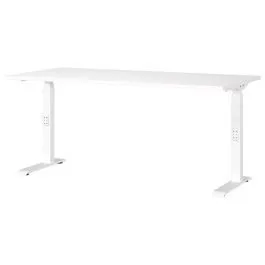Reguleeritava kõrgusega kirjutuslaud Mailand-D 160x80 valge