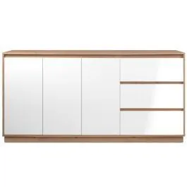 Kummut Phoenix 3u3s valge kõrgläige/artisan