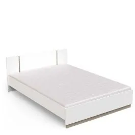 Voodi Watson 140x200 kronbergi tamm/valge