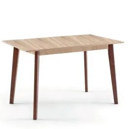Söögilaud Rovigo 135x80 hele tamm/hele wenge