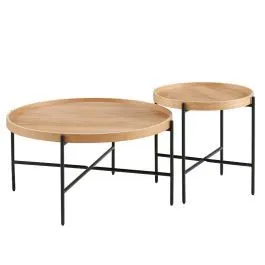 Diivanilaudade komplekt Taimar pruun/must