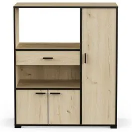 Mikrolaineahju kapp Buzz 3u1s royal tamm/must