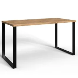 Kirjutuslaud Texel 70x140 tammeplank/grafiit