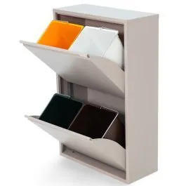 Spinder Design jäätmete sorteerija Gigi taupe 74L