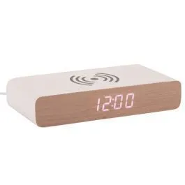 Äratuskell Karlsson Retro Flat valge