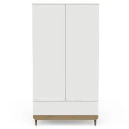 Riidekapp Scandinave 2u1s puit/valge