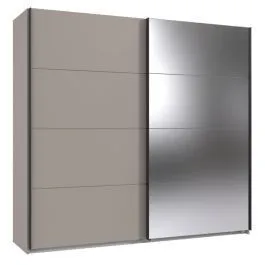 Lükandustega riidekapp+peegel Aalst 2lu 225 sahara