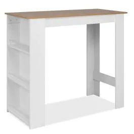 Baarilaud Ostersund 60x120 valge/artisan tamm