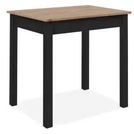 Söögilaud Capri 67x110 artisan tamm/must
