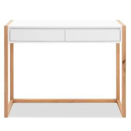 Konsoollaud Denver artisan tamm/valge