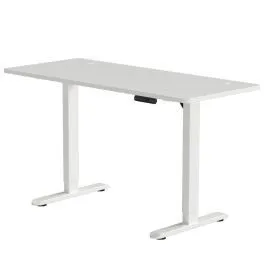 Reguleeritav arvutilaud Flower 140x70 valge
