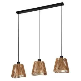 Laelamp Eglo Lavister 3 pruun