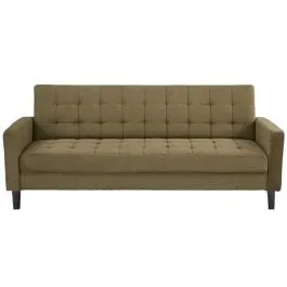 Pesukastiga diivanvoodi Ilse roheline