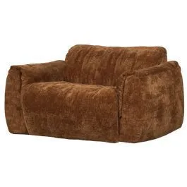 WOOOD Loveseat tugitool Baggy pruun