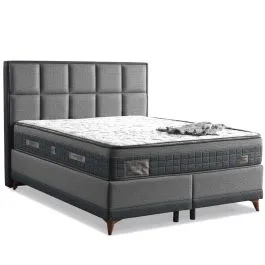 Kontinentaalvoodi Pablee 160x200 tumehall