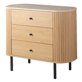 Kummut Fabia 3s tamm/travertiin