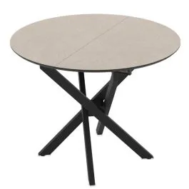 Pikendatav söögilaud Ruta 95x95/125 taupe/must