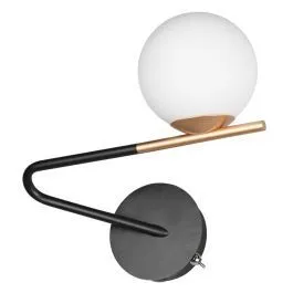 Select seinalamp Flaming must/kuldne