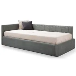 Pesukastiga voodi Karl 120x200 vasak hall