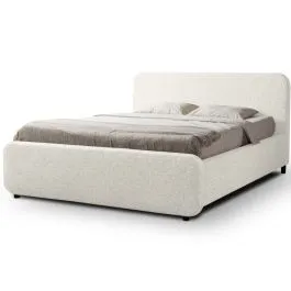 Pesukastiga voodi Hogan 180x200 valge