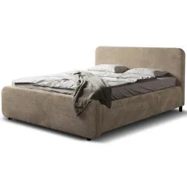 Pesukastiga voodi Hogan 140x200 tumebeež