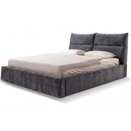 Pesukastiga voodi Malibu 180x200 tumehall