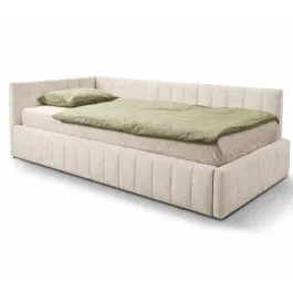 Pesukastiga voodi Teddy 90x200 naturaalvalge