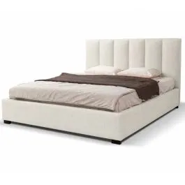 Pesukastiga voodi Hugo 160x200 naturaalvalge
