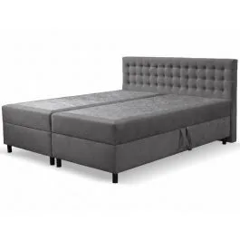 Kontinentaalvoodi Pilar 160x200 tumehall