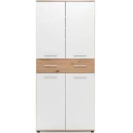 Esikukapp Jacky artisan tamm/valge
