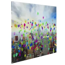 Klaaspilt Balloons 80x60 cm