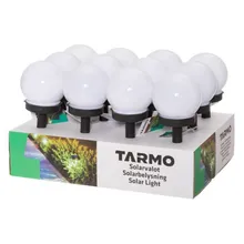 Aiavalgusti Tarmo Solar Ball valge