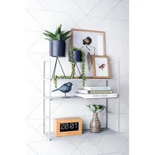 Lillepott Pedestal sinine/must